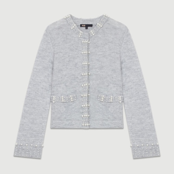 Maje pearl cardigan - Picture 1 of 3